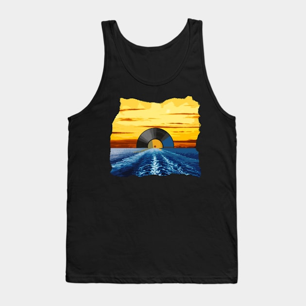 Landscape EP sea sunset Tank Top by AsKartongs